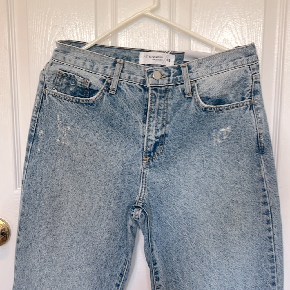 Light Blue Denim Jeans - Just Black Denim
